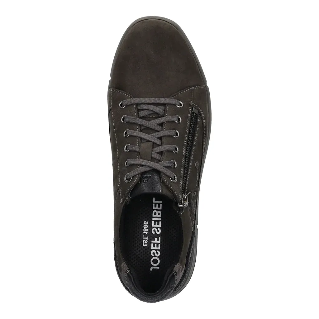 Josef Seibel Men's Enrico 56 Leather Waterproof Casual Shoes Brown Granite
