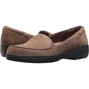 Karin Taupe Suede Easy Spirit Loafer Flats