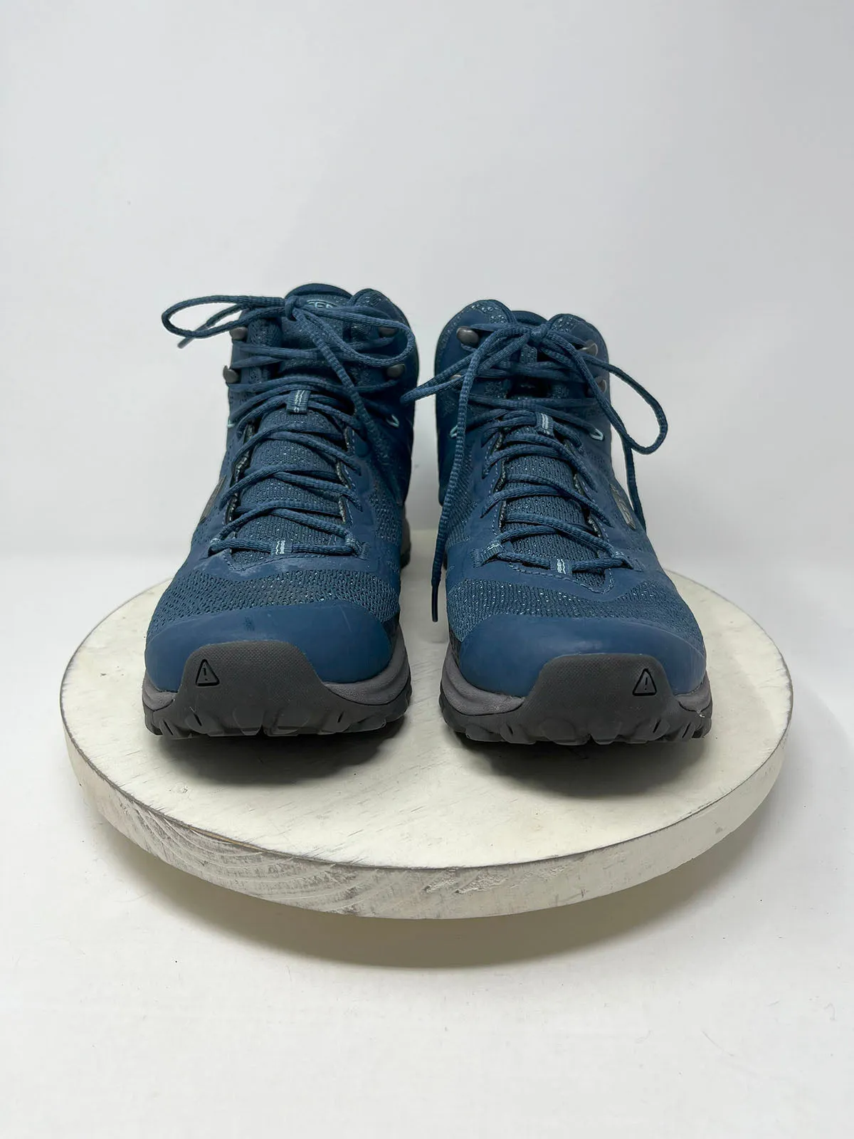 Keen Size 10 Blue & Gray Mesh Hiking Boots