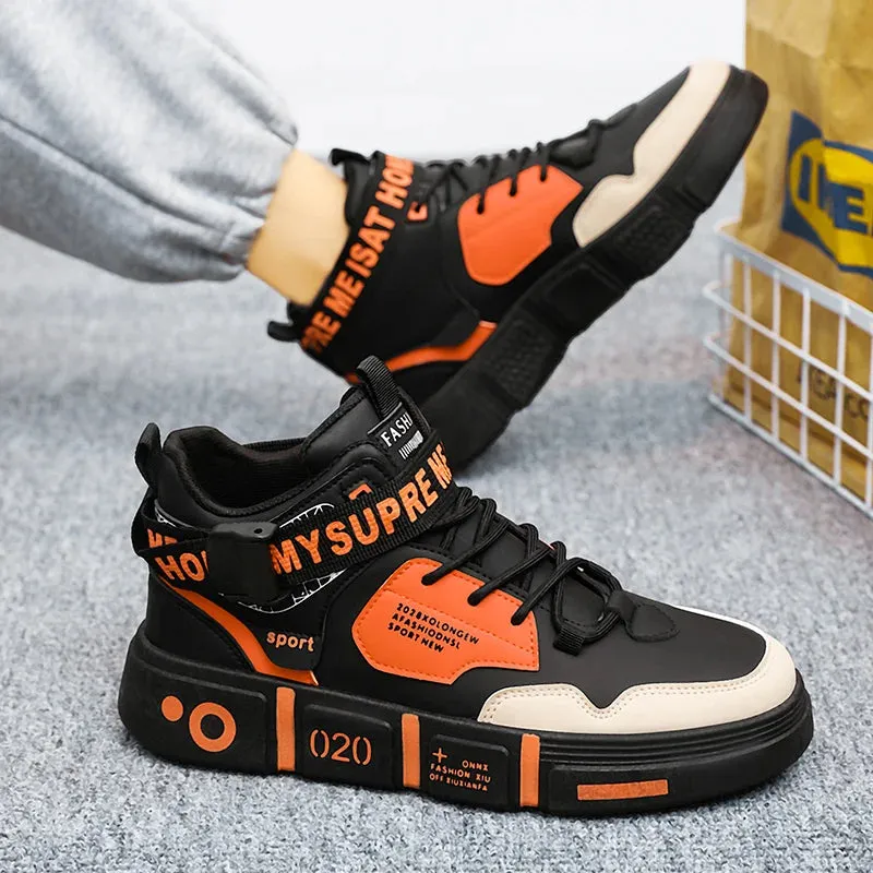 Kids Non-Slip Street Flat Skateboard Sneakers