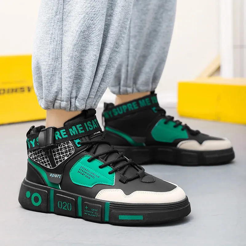 Kids Non-Slip Street Flat Skateboard Sneakers