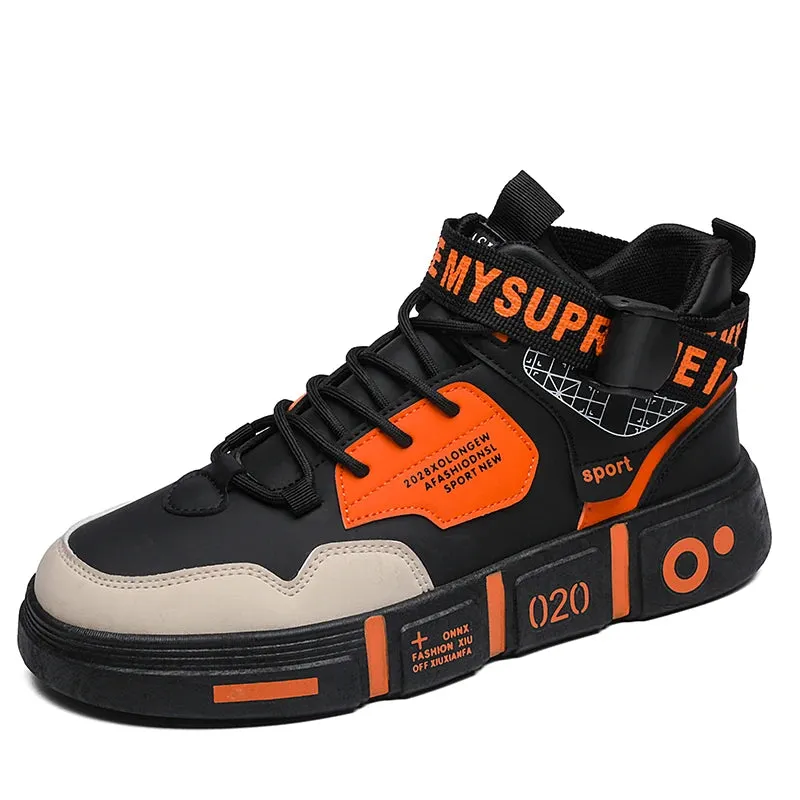 Kids Non-Slip Street Flat Skateboard Sneakers