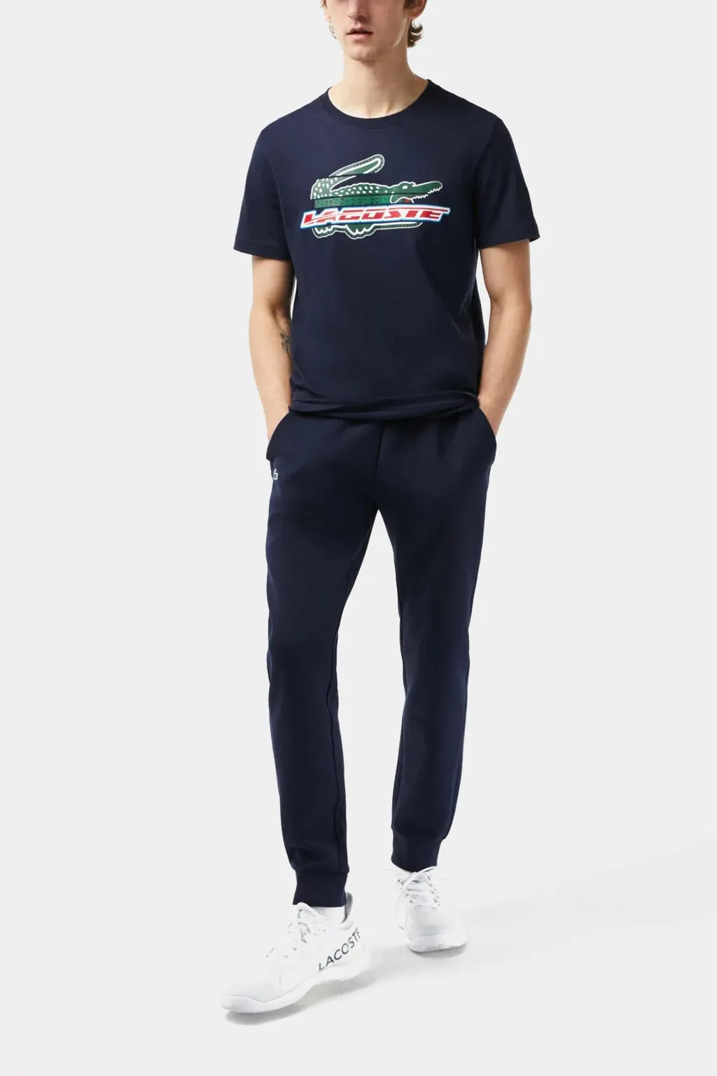 Lacoste - Lacoste Men’s Sport Regular Fit Organic Cotton T-shirt