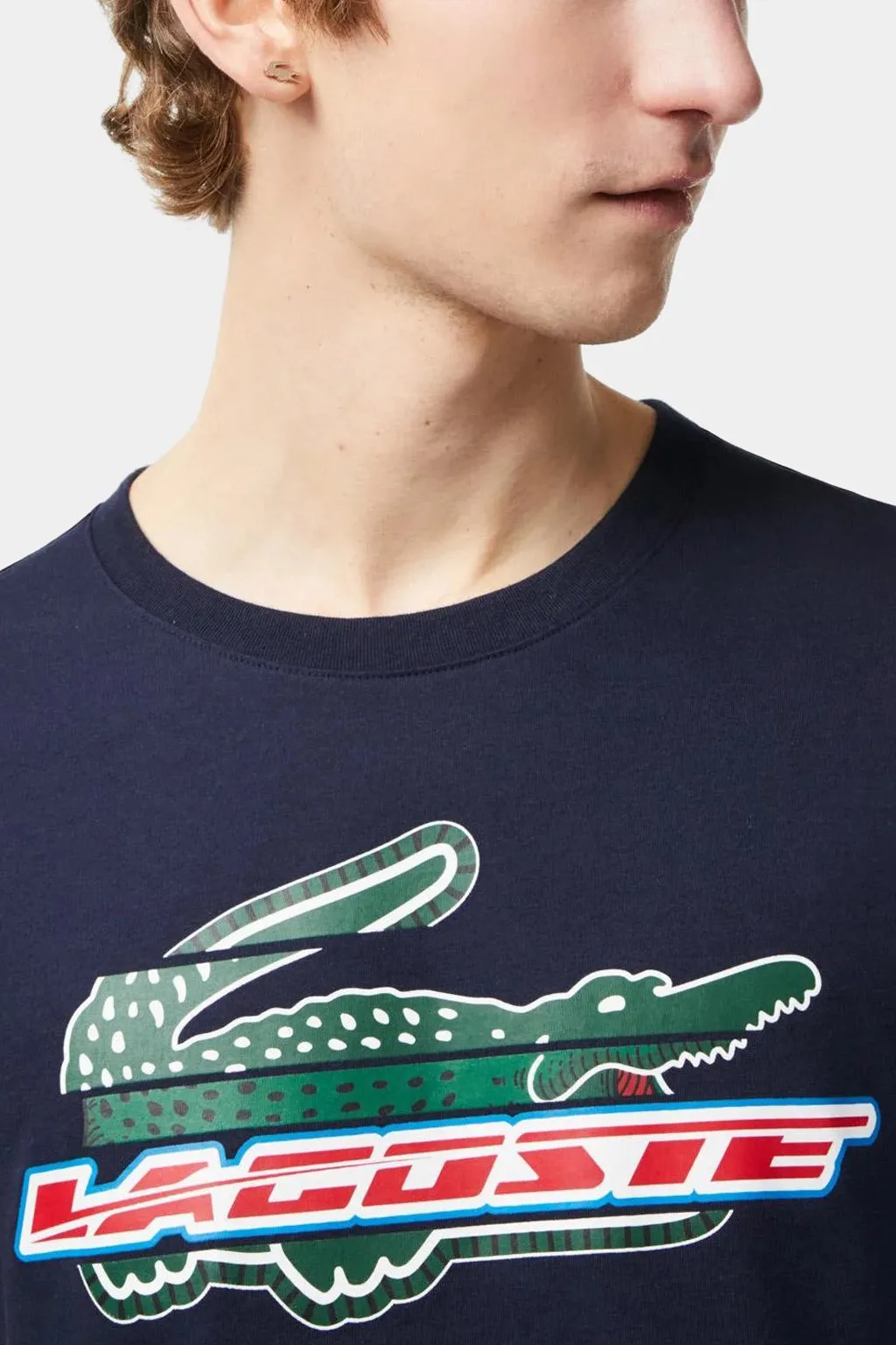 Lacoste - Lacoste Men’s Sport Regular Fit Organic Cotton T-shirt