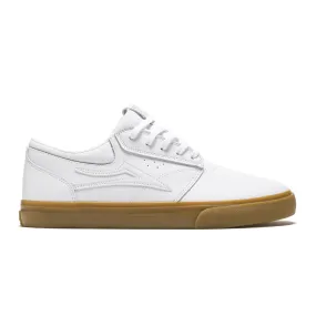 Lakai Griffin Skateboard Shoe - White/Gum