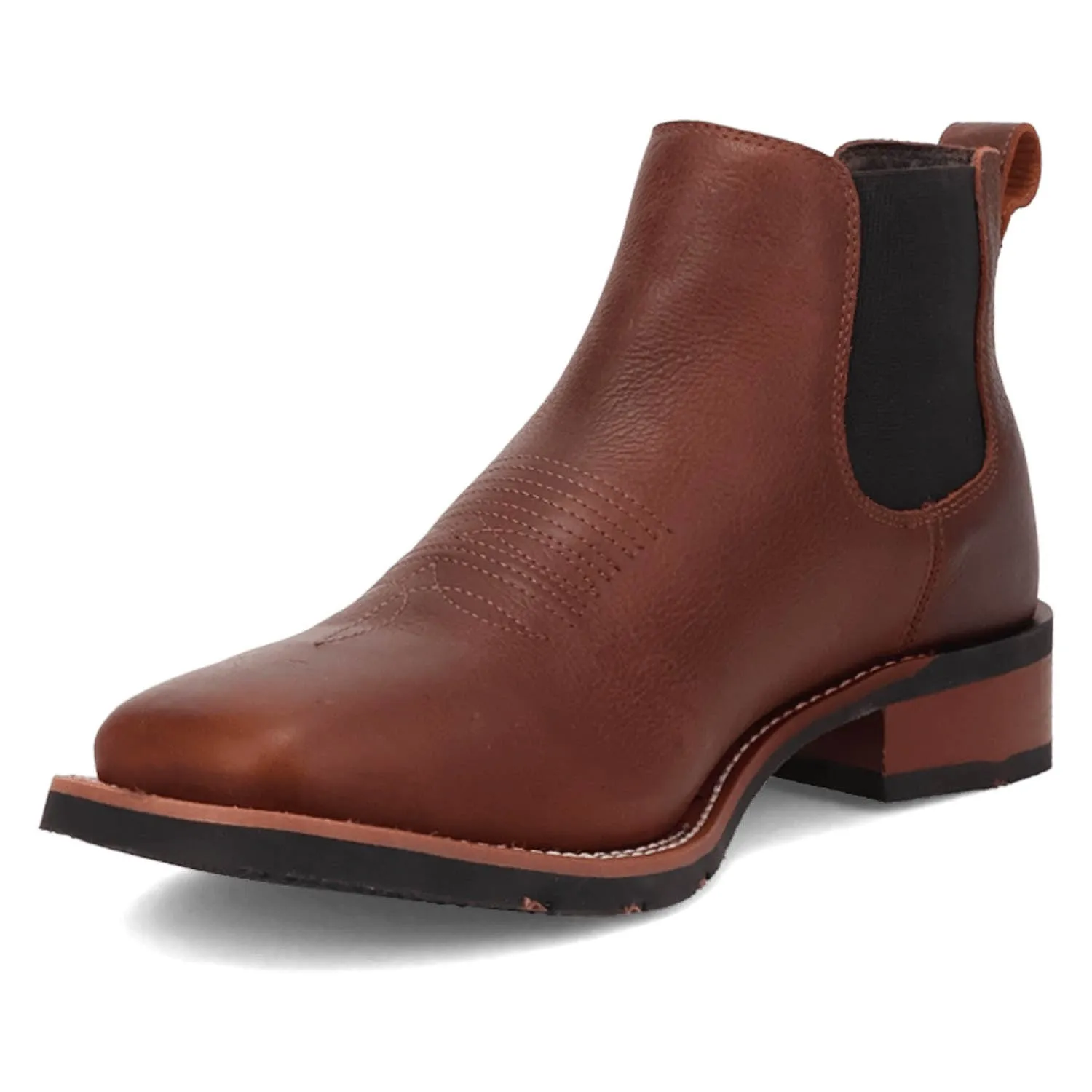 Laredo Mens Devin Dark Brown Leather Chelsea Boots