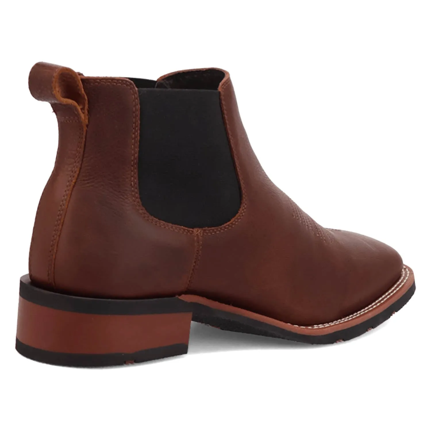 Laredo Mens Devin Dark Brown Leather Chelsea Boots