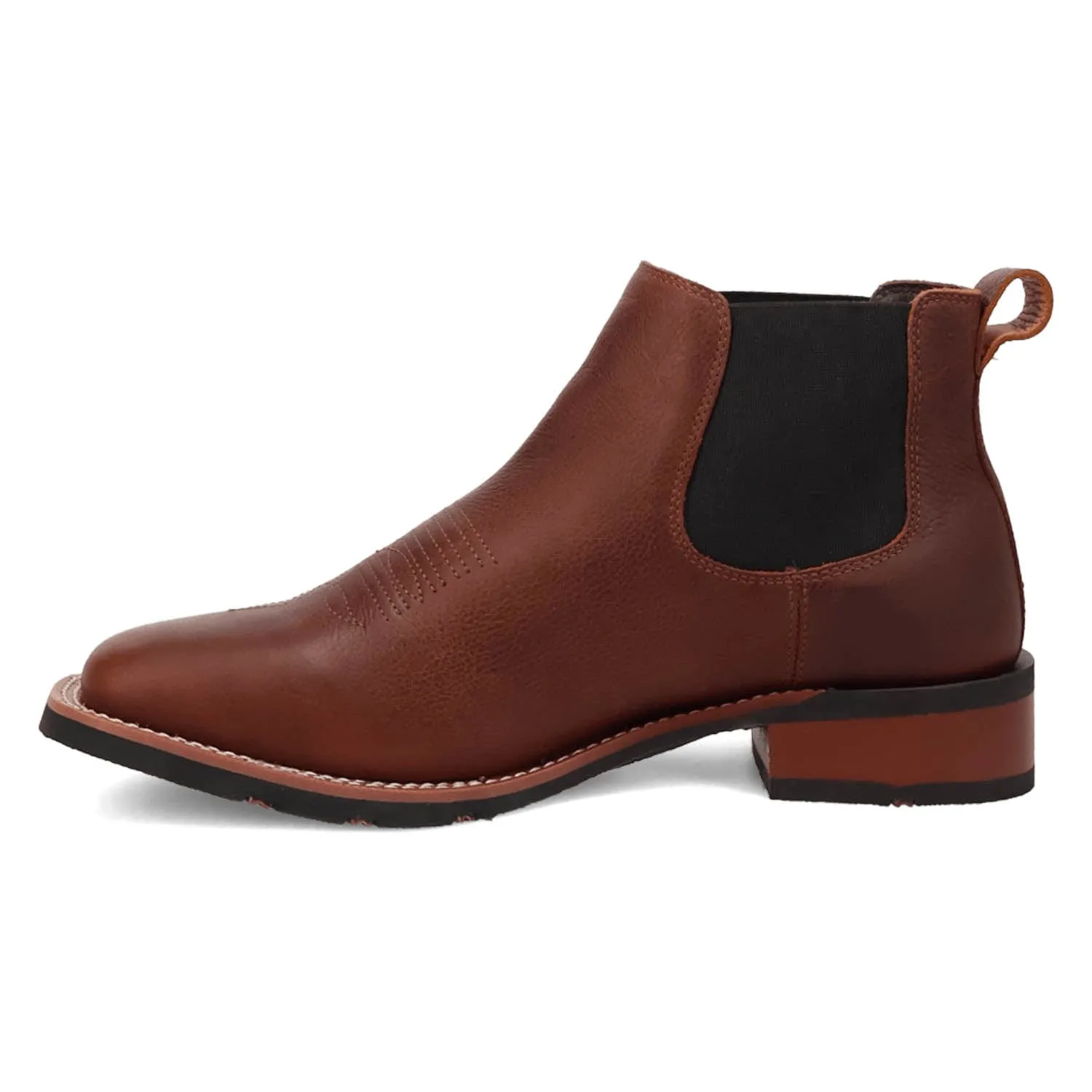 Laredo Mens Devin Dark Brown Leather Chelsea Boots