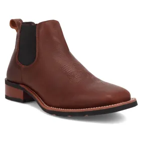 Laredo Mens Devin Dark Brown Leather Chelsea Boots