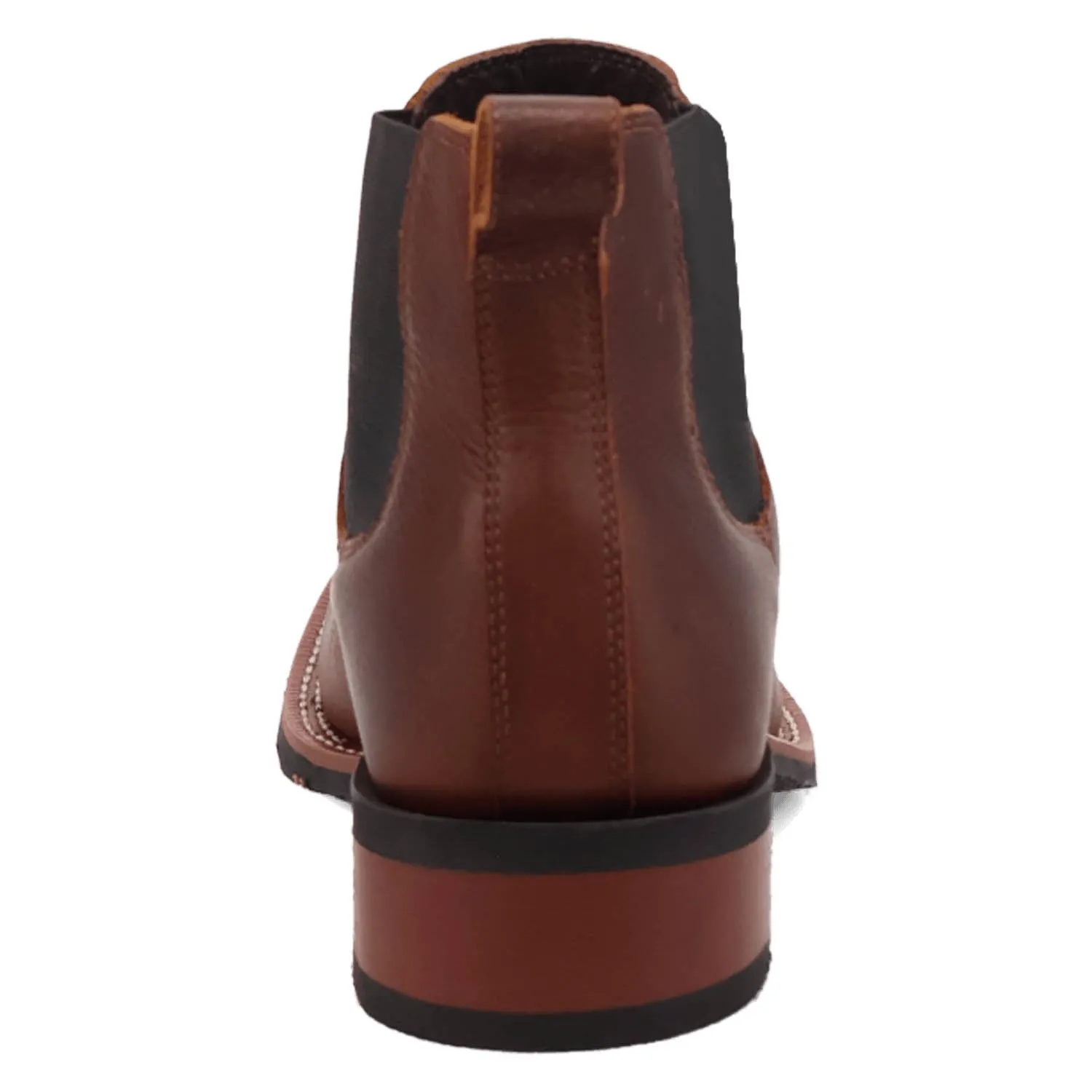 Laredo Mens Devin Dark Brown Leather Chelsea Boots