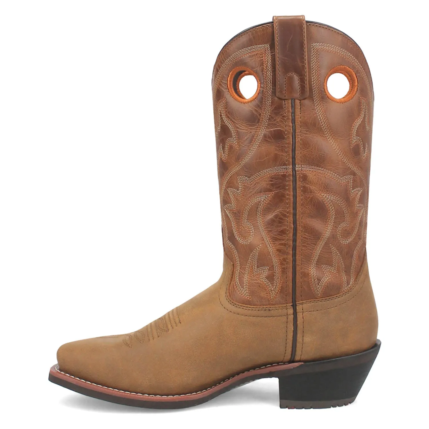 Laredo Mens Frontier Tan Leather Work Cowboy Boots