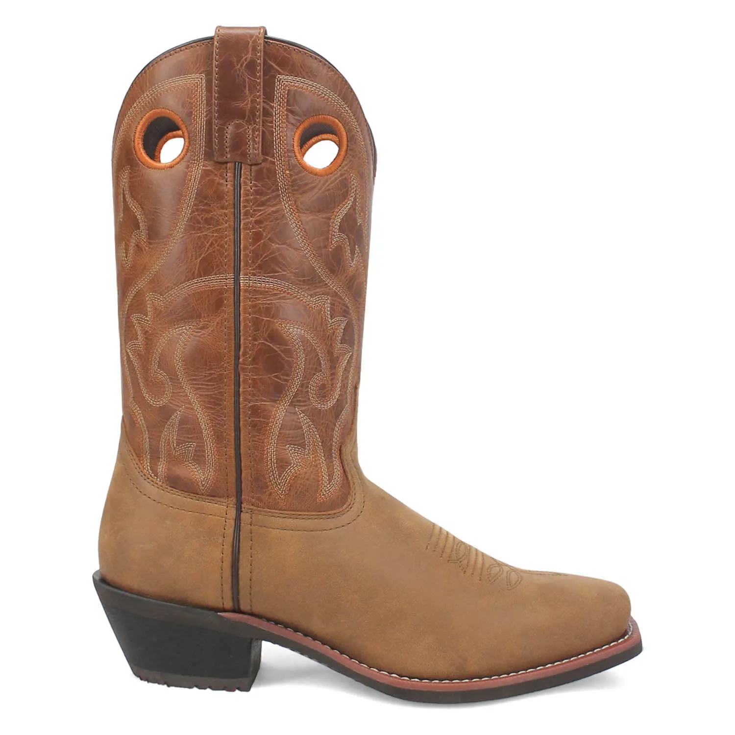 Laredo Mens Frontier Tan Leather Work Cowboy Boots