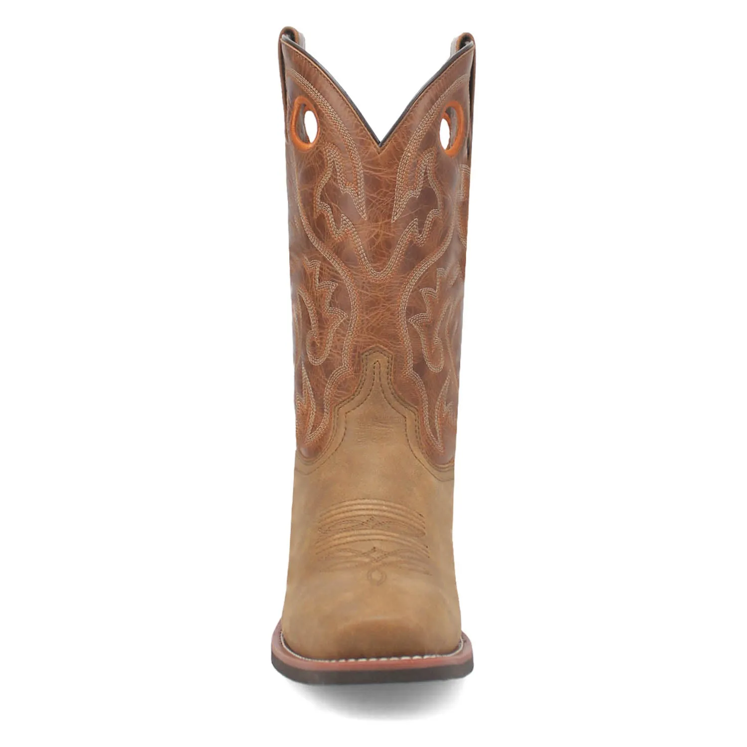 Laredo Mens Frontier Tan Leather Work Cowboy Boots