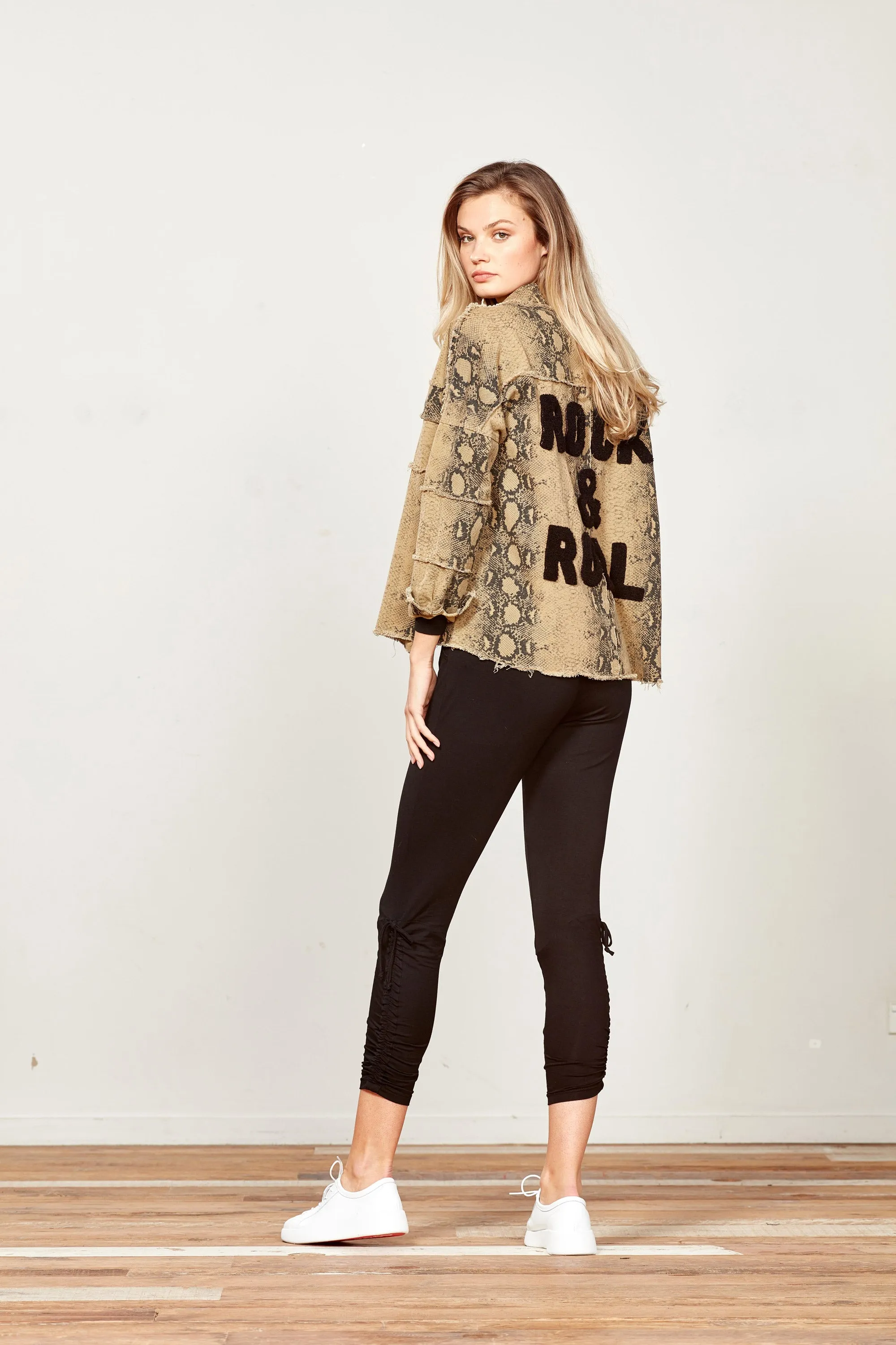 Lemon Tree Rock N Roll Jacket - Snakeskin