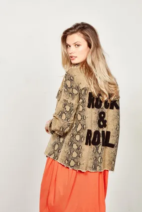 Lemon Tree Rock N Roll Jacket - Snakeskin
