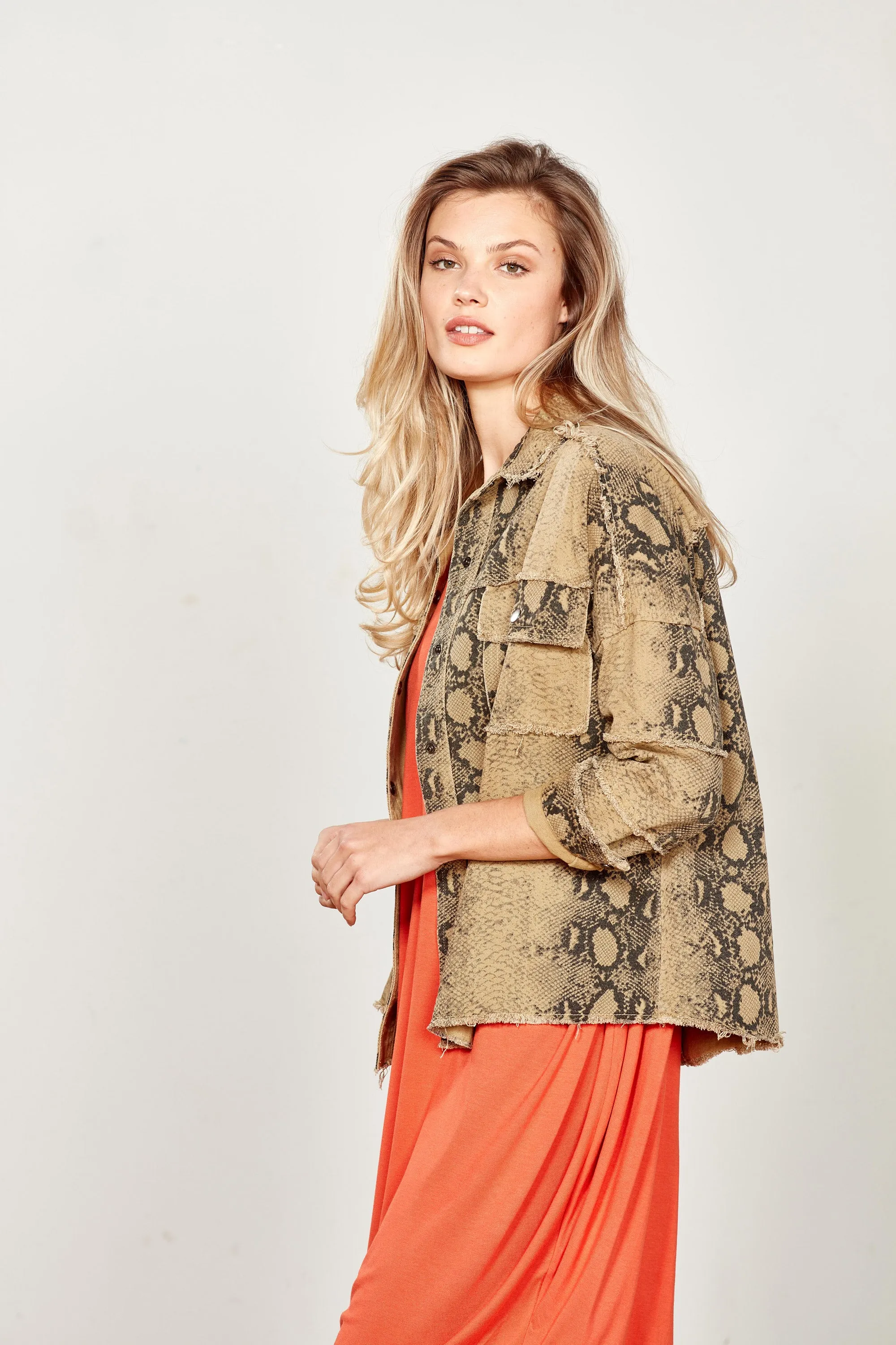 Lemon Tree Rock N Roll Jacket - Snakeskin