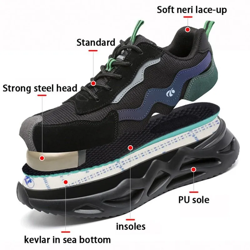 Lightweight Work Casual Shoes For Men's MCSCC3 Safety Breathable Sport Fashion