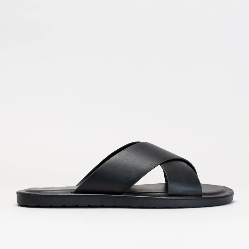 Mancini Men Cross Strap Sandal _ 154337