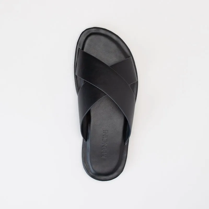 Mancini Men Cross Strap Sandal _ 154337