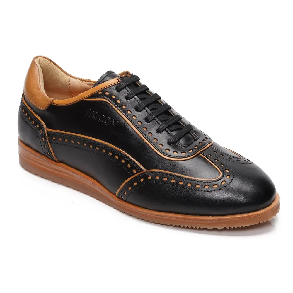 Mccoy Rock full grain crust Men's classic formals Black