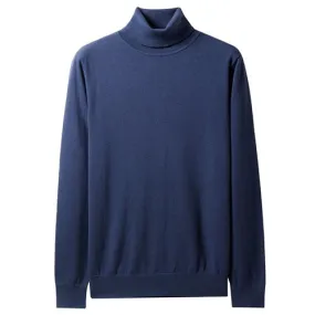 Men Sweaters Knitted Sweater Men 100% Cotton Slight Stretechy Soft Blusa