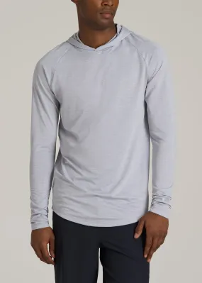 Men's A.T. Performance Training Tall Hoodie in Light Silver