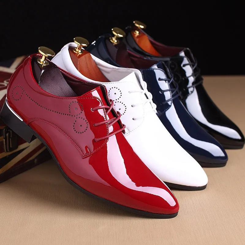 Men's Business Casual Leather Shoes - GlamzLife