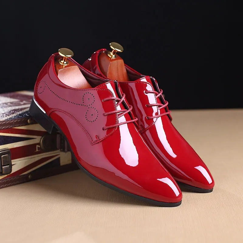 Men's Business Casual Leather Shoes - GlamzLife