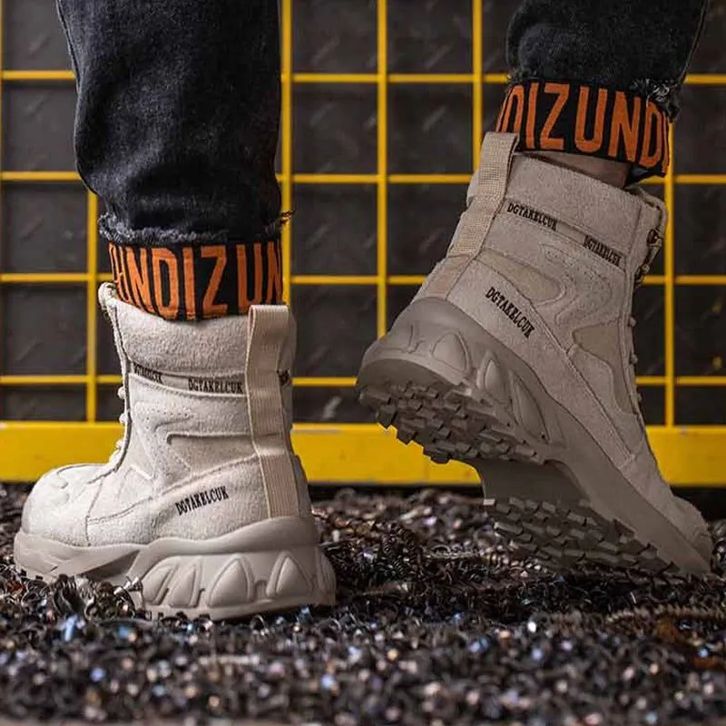 Men's Casual Shoes MCSETY48 Work Safety Boots Outdoor Military Boots