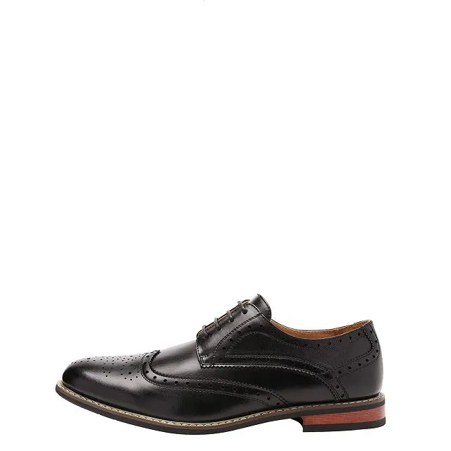 Men's Classic Formal Italy Oxford Wingtip Lace Up Dress Shoes