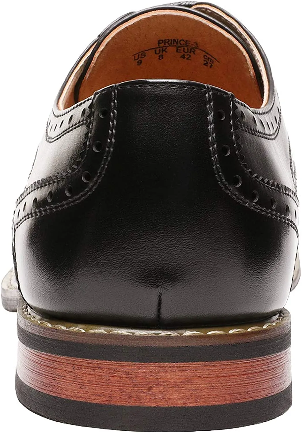 Men's Classic Formal Italy Oxford Wingtip Lace Up Dress Shoes