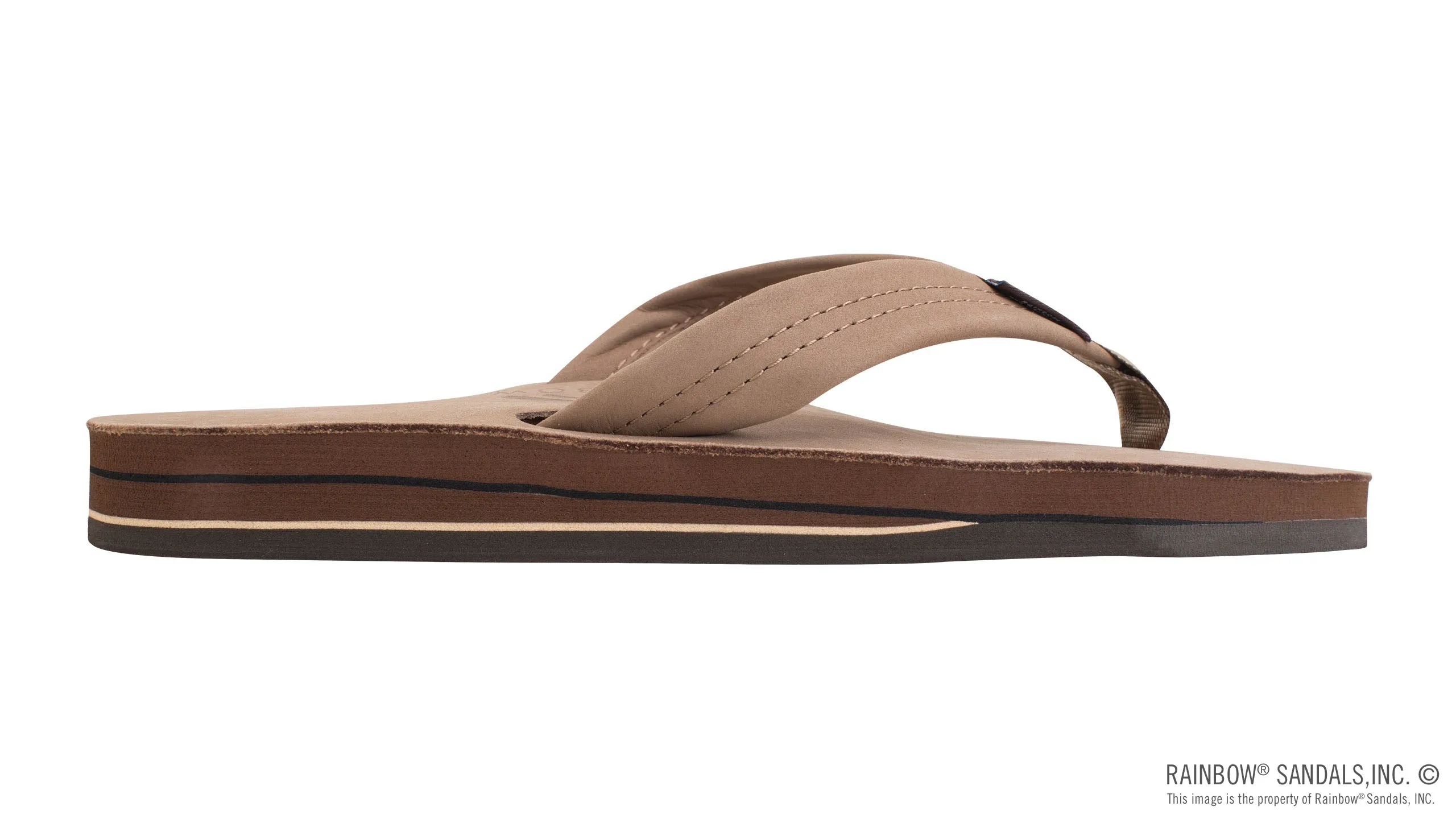 Men's Double Layer Premier Leather with Arch Support