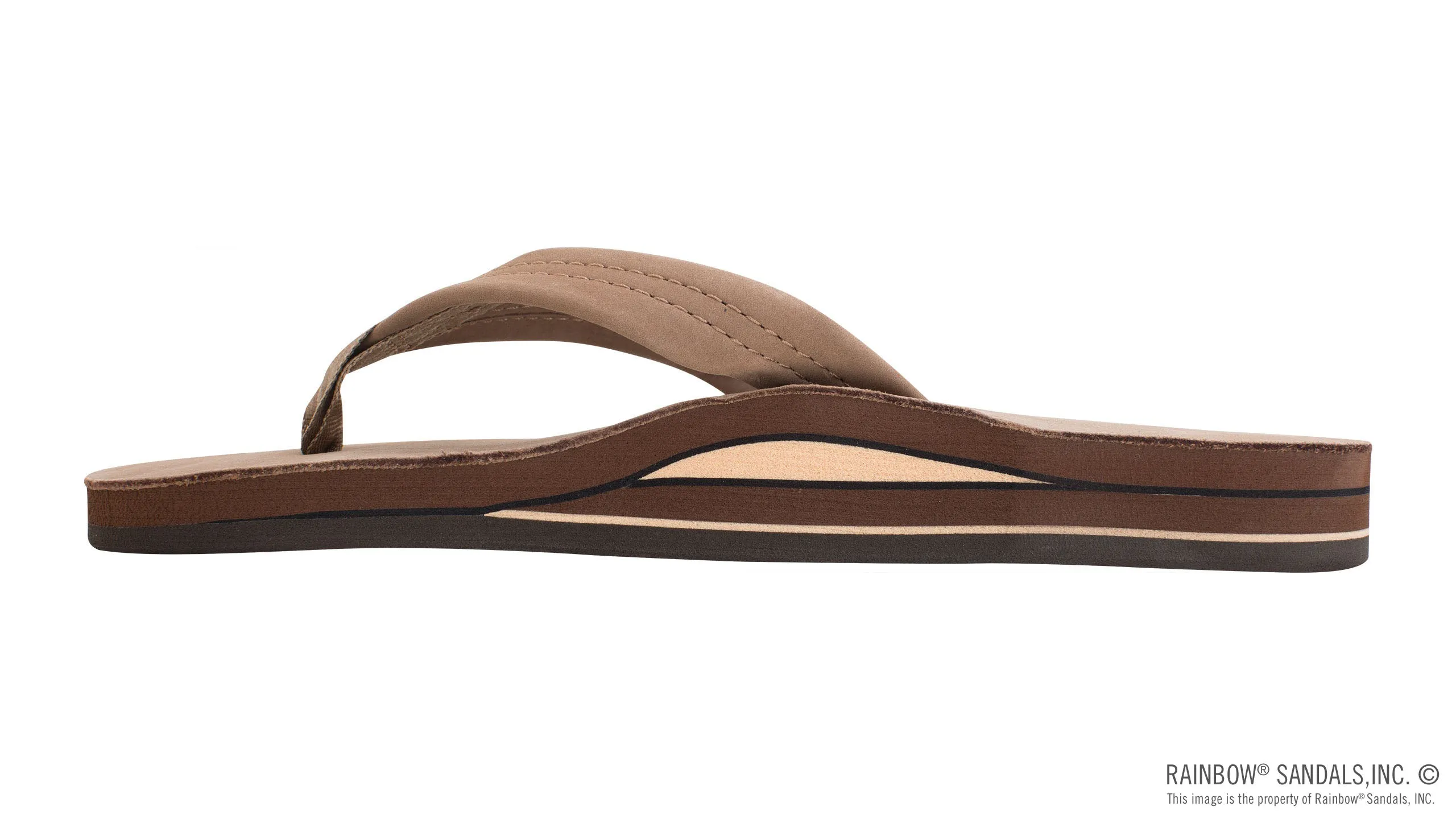 Men's Double Layer Premier Leather with Arch Support