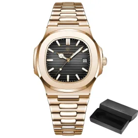 Men's Luminous Sports Square Watch