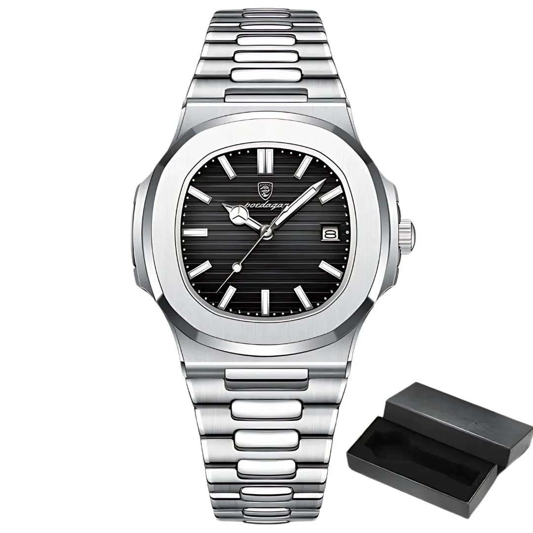 Men's Luminous Sports Square Watch