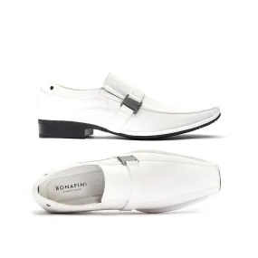 Men's Slip-on Loafer Shoes Black, White, Dark Brown | G-229