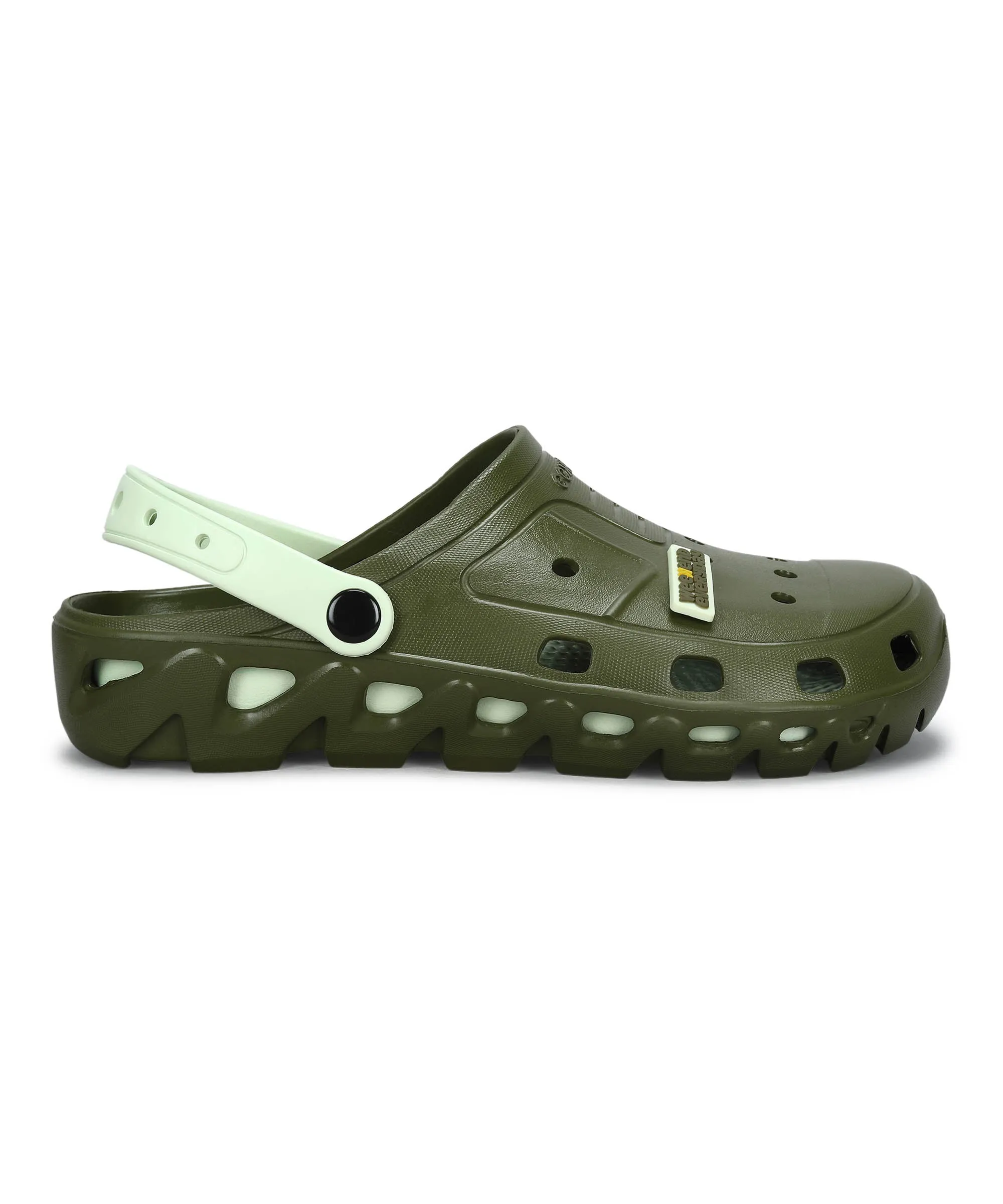 Men's Slip-on Pastel Green Sandals for Men | Comfortable Sole & Durable