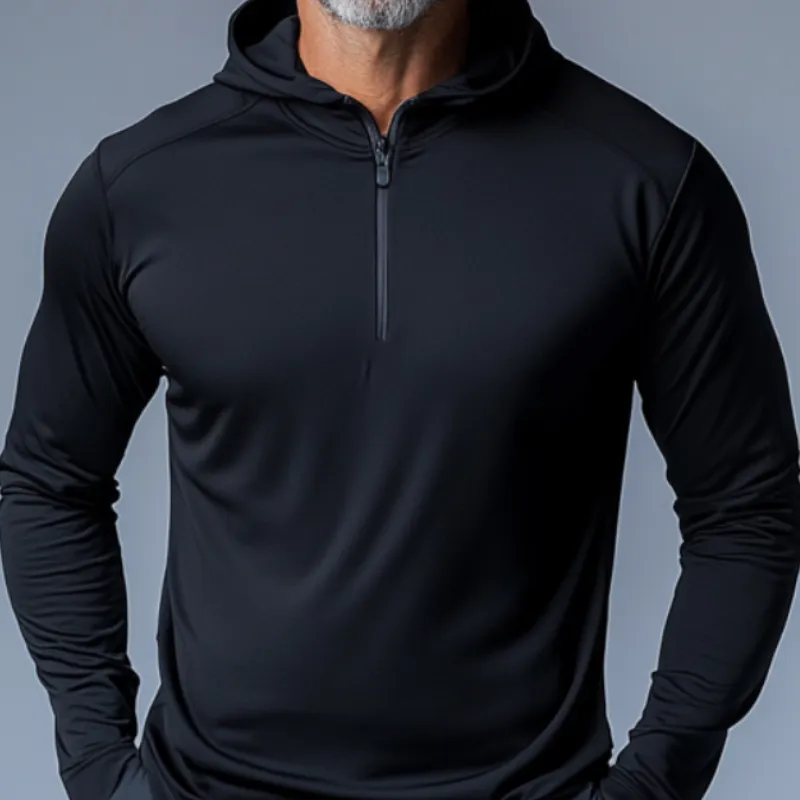 Men's Sports Quick Dry Slim Hoodie 96275189F