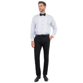 Men's Tailored-Fit Suits Separates Tuxedo Pants w/ Satin Side Stripe