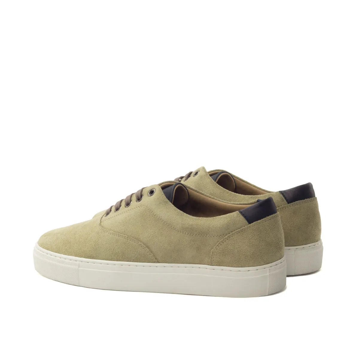 Men's Top Sider Leather Sneakers Wide Plus Size Brown 2871