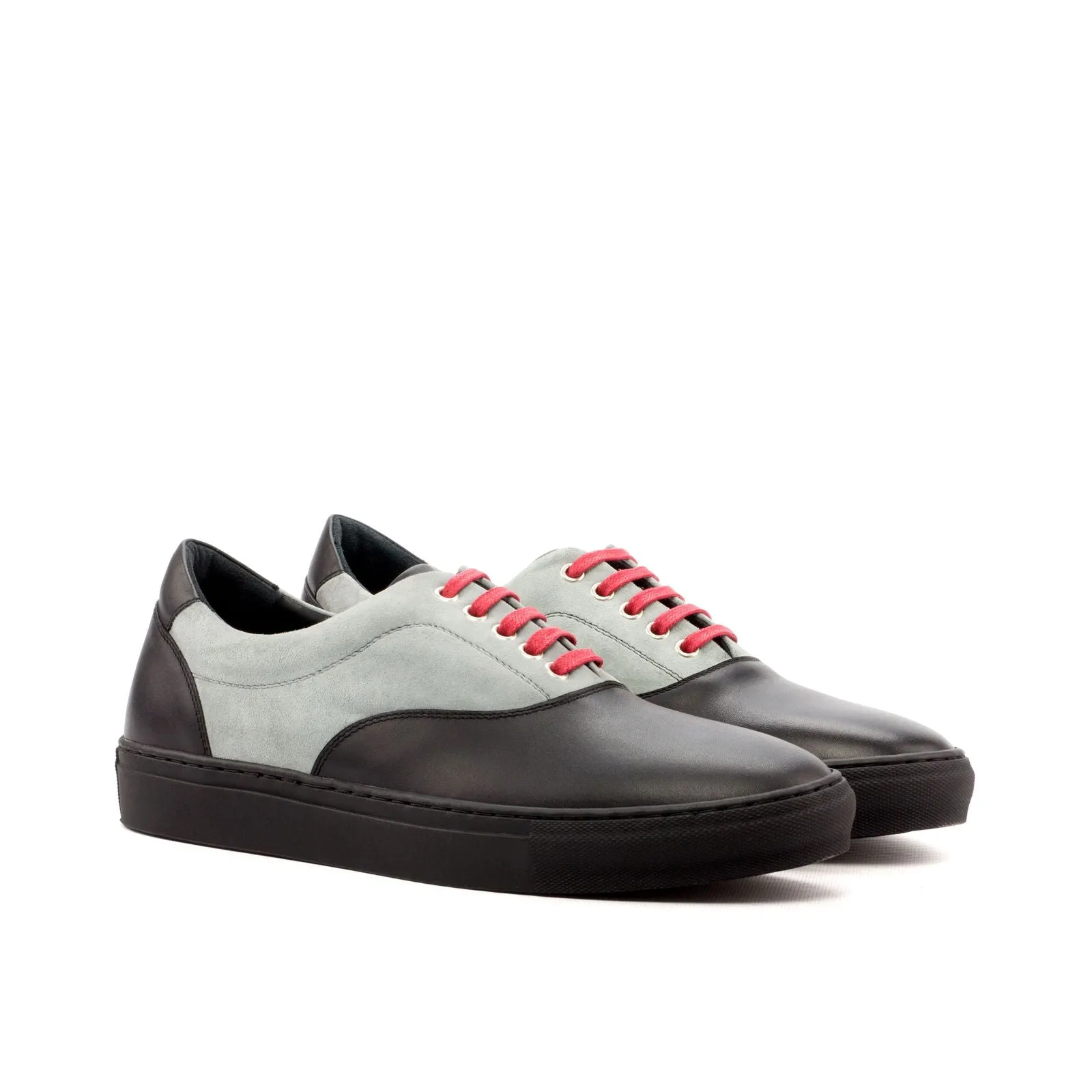 Men's Top Sider Leather Sneakers Wide Plus Size Grey 3570
