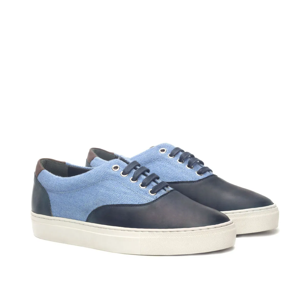 Men's Top Sider Sneakers Wide Plus Size Blue 2816