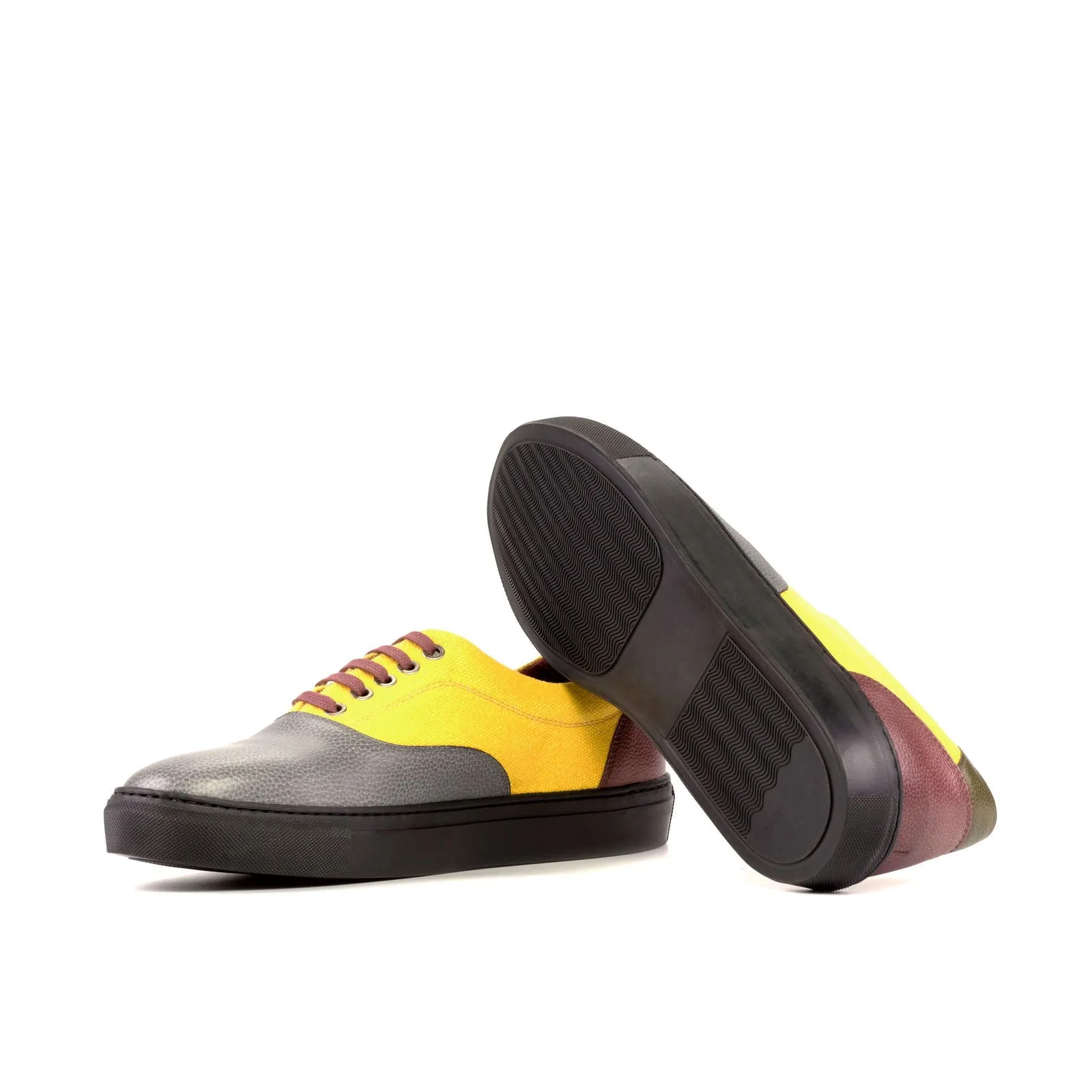 Men's Top Sider Sneakers Wide Plus Size Yellow 5219