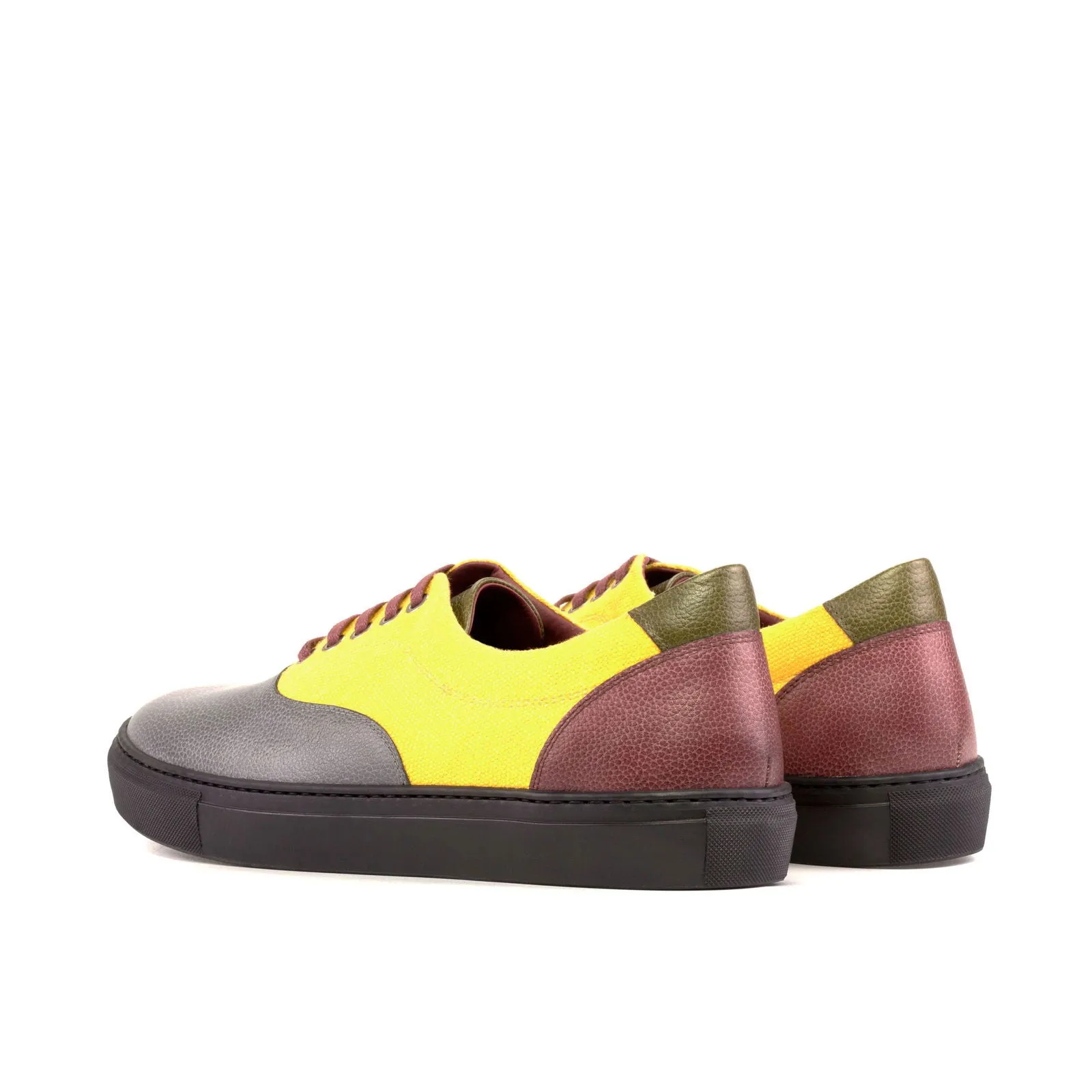 Men's Top Sider Sneakers Wide Plus Size Yellow 5219