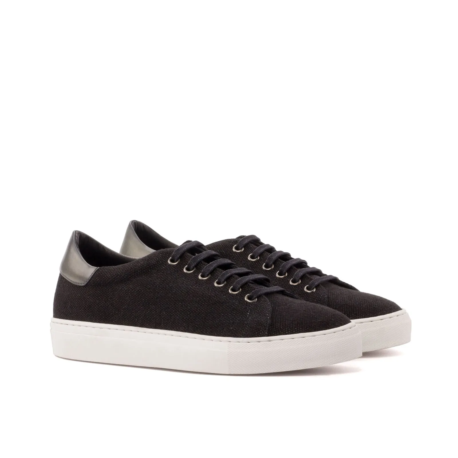 Men's Trainers Wide Plus Size Black 3487