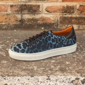 Men's Trainers Wide Plus Size Blue 3777