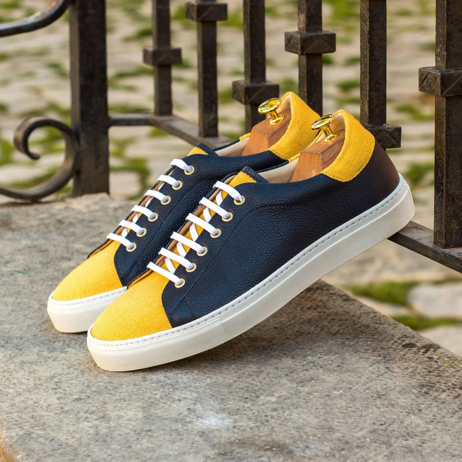 Men's Trainers Wide Plus Size Yellow 3967