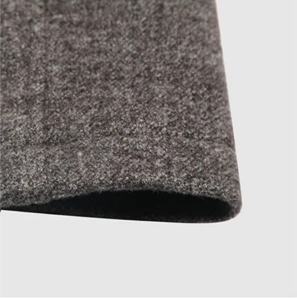 Men's Winter Warm Woolen Long Coat With Detachable Scarf