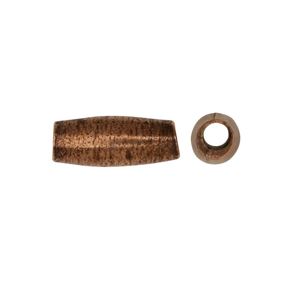 Metal Bead, Double Cone 4x11mm, Antiqued Copper, by Nunn Design (2 Pieces)
