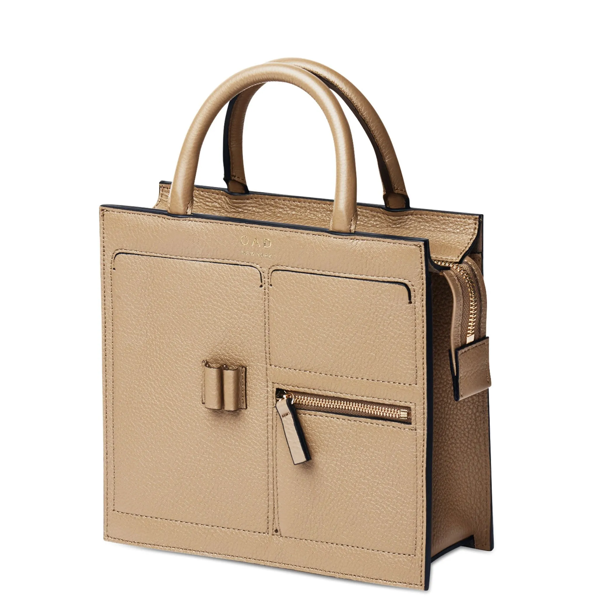 Mini Kit Zip Satchel - Sand